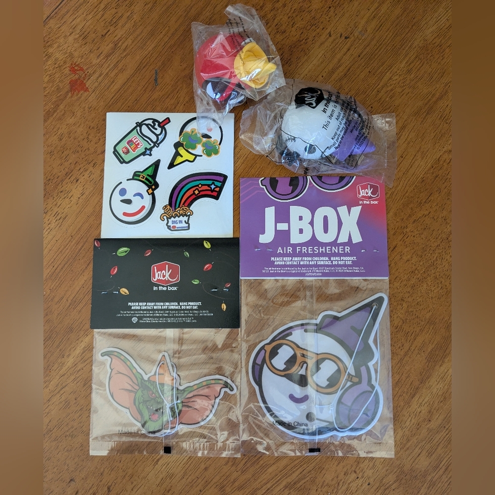 Jack in the Box J-Box Collectible Swag Lot